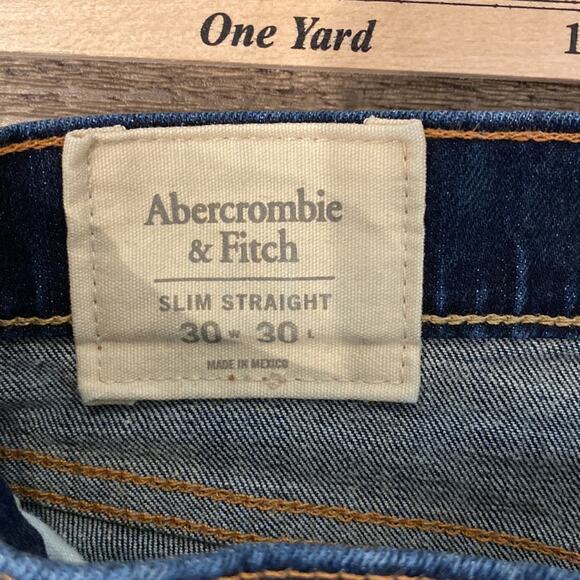 NWOT ABERCROMBIE Slim Straight Jeans 30 X 30 - Picture 5 of 9
